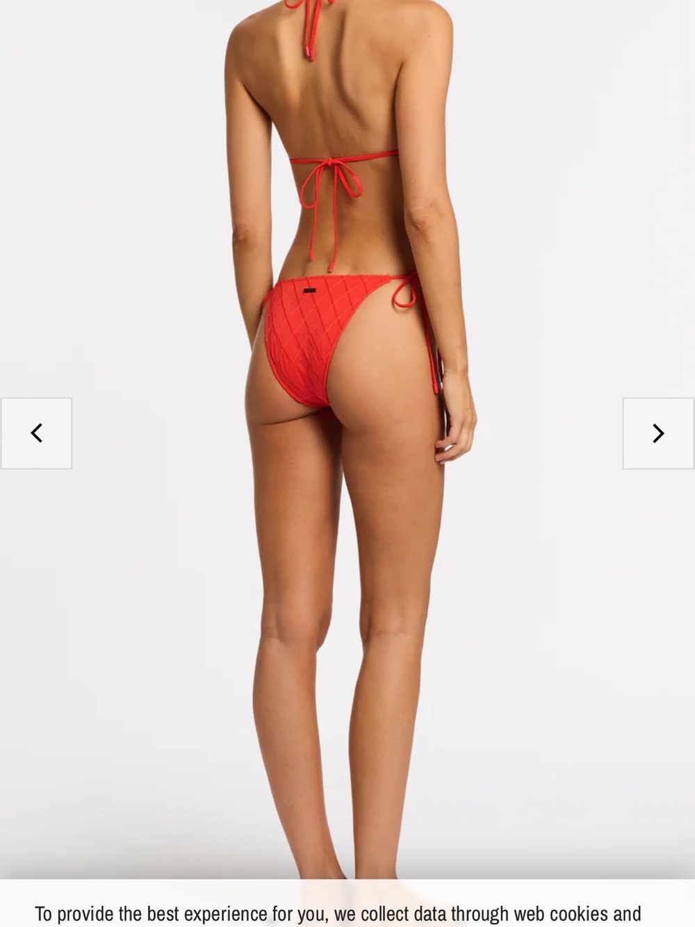 NWT Triangl Red Bikini Set Vinca - Picture 2 of 3